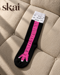 Pink Giraffe Socks