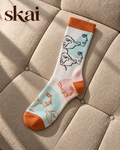 Abstract Faces Socks