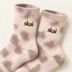 Blush Hour Tie-Dye Socks